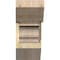 Ekena Millwork Balboa Slat Rough Sawn Bracket w/ Offset Brace, Douglas Fir, 8"W x 18"D x 18"H BKT0806X18X18BOA06RDF - alternate 4